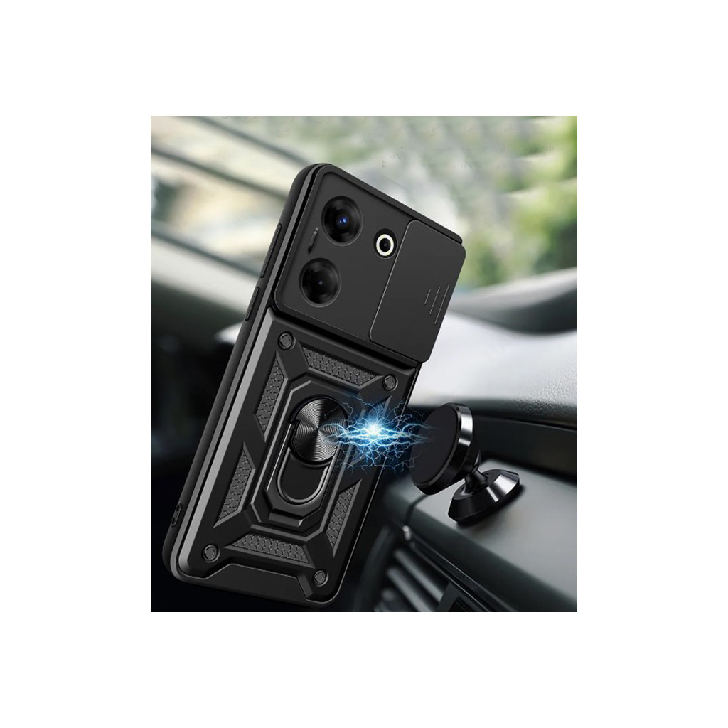 Чохол до мобільного телефона BeCover Military Tecno Camon 20 Pro (CK7n) Black (710003) - зображення 5