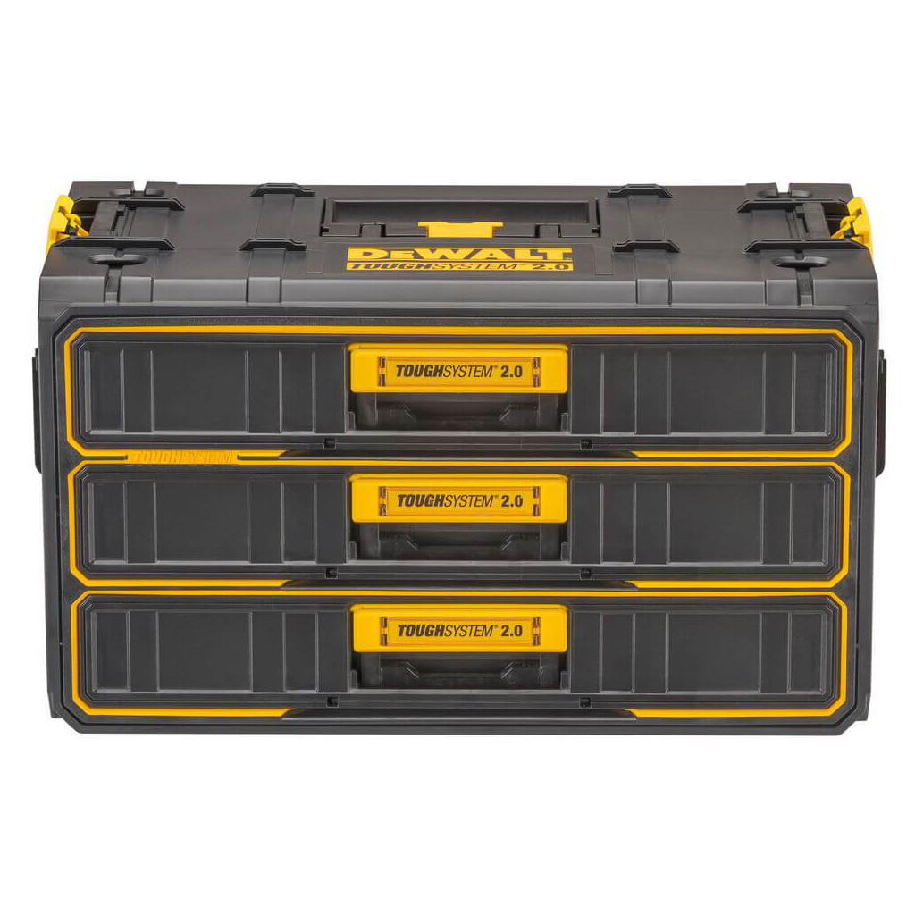 Ящик для інструментів DeWALT TOUGHSYSTEM 2.0, 555х355х305 мм., модуль на 3 ящики (DWST08330-1) - зображення 1