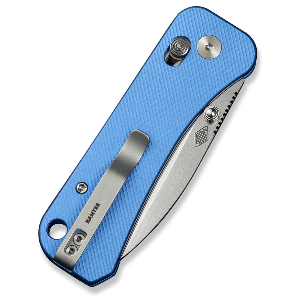 Ніж Weknife Banter 2, Blue Aluminum, Satin (WE23075-1) - зображення 7