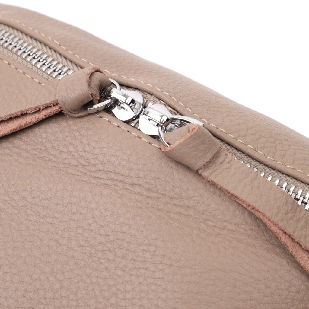 Сумка Vintage Шкіряна жіноча через плече з міні гаманцем Бежева (22663) - зображення 7