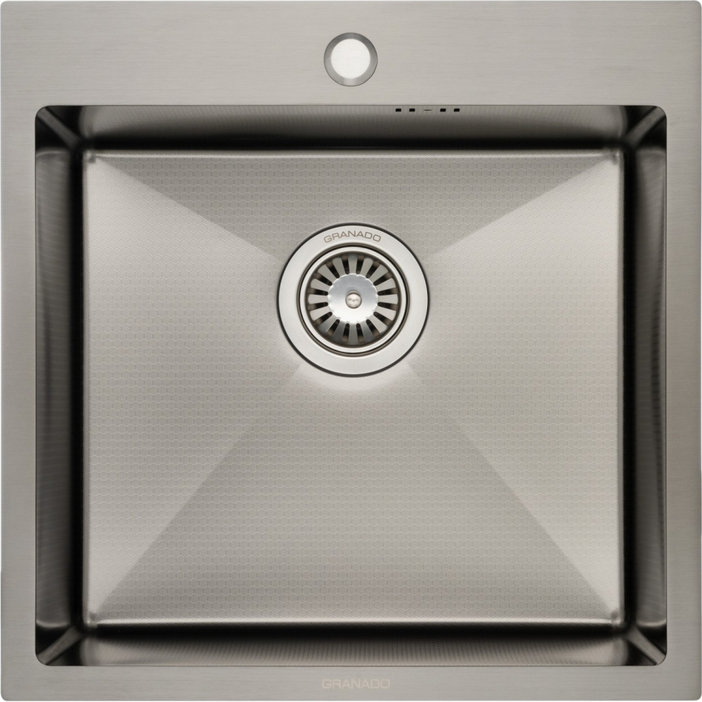 Мийка кухонна GRANADO Galera S201 black honeycomb (GS02201BH) - зображення 1