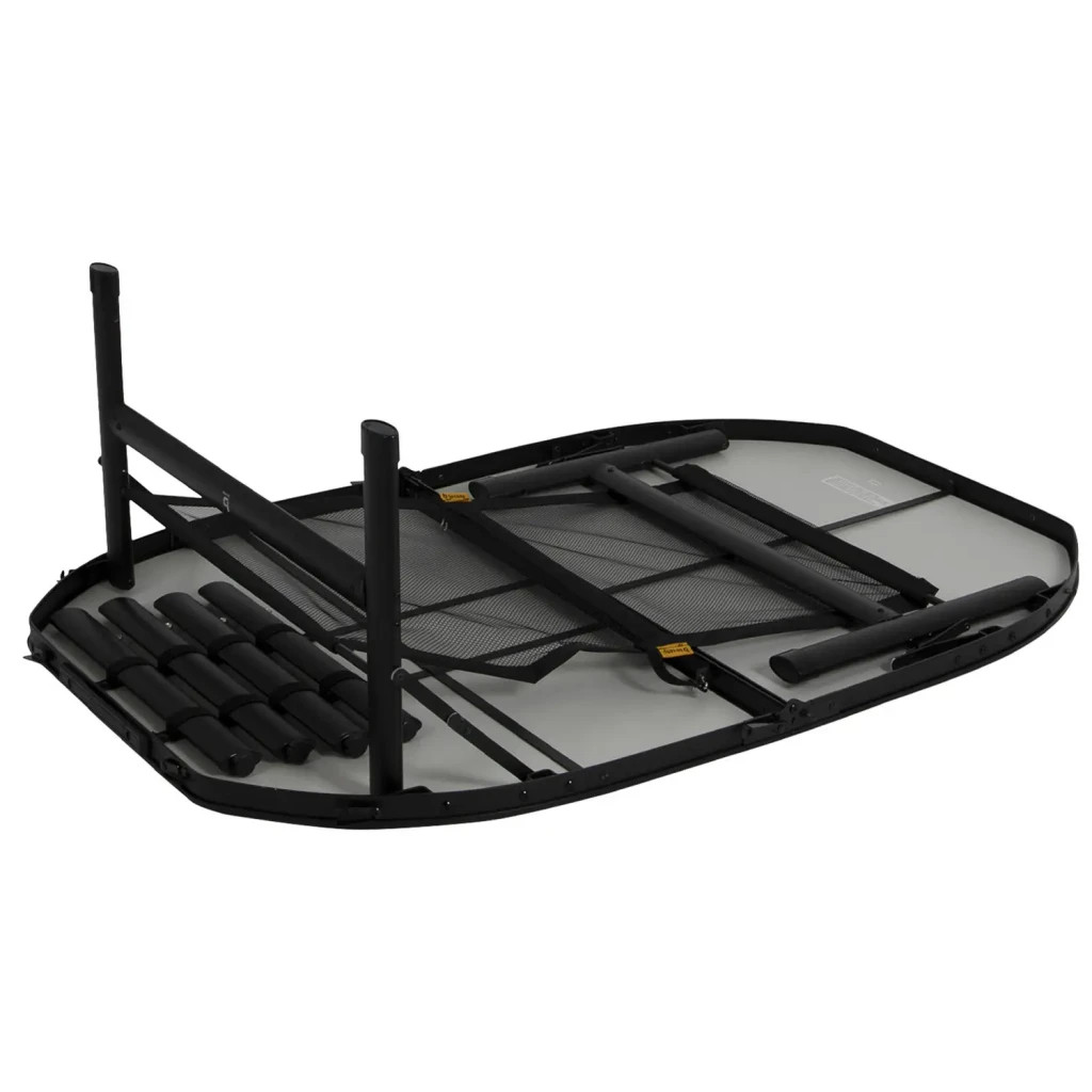 Туристичний стіл Bo-Camp Northgate Oval 120x80 cm Black/Grey (1404187) - зображення 5