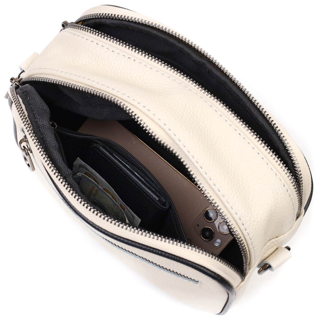 Сумка Vintage З натуральної шкіри Біла (22117) - зображення 8