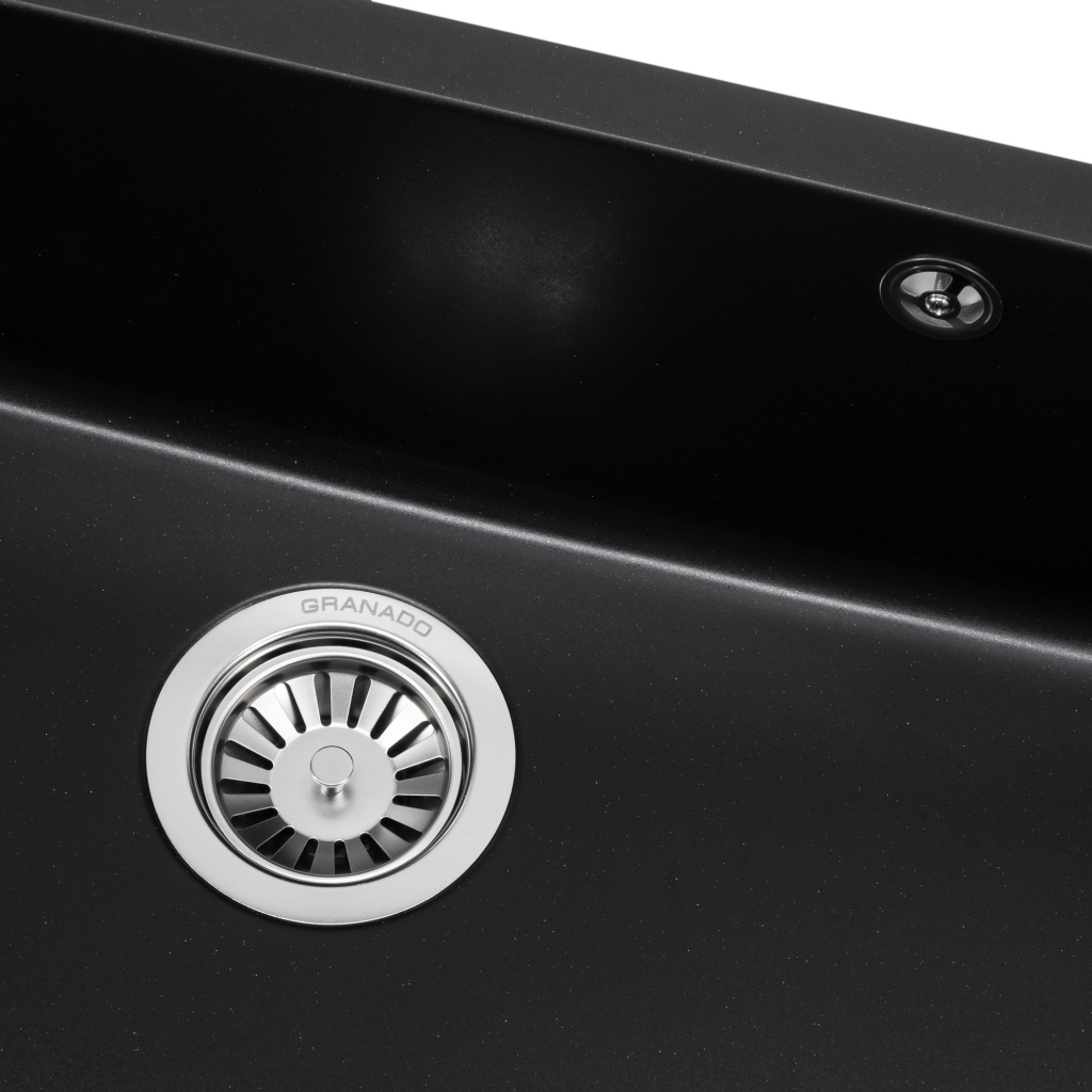 Мийка кухонна GRANADO Under top XL black shine (gr3701) - зображення 5