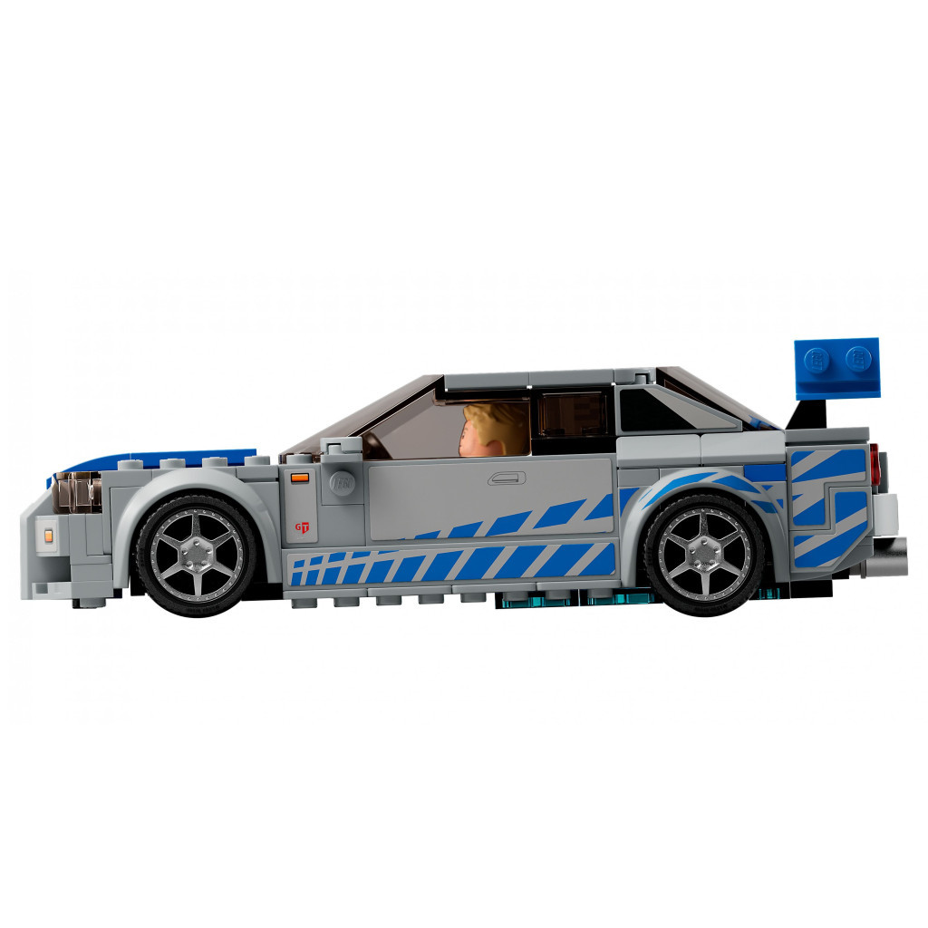 Конструктор LEGO Speed Champions «Подвійний форсаж» Nissan Skyline GT-R (R34) 319 деталей (76917) - зображення 3