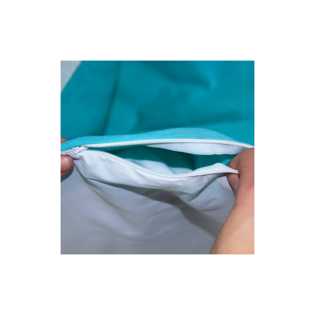 Постільна білизна MirSon Ranforce Elite White-Mint 200х220 (2200004679273) - изображение 5