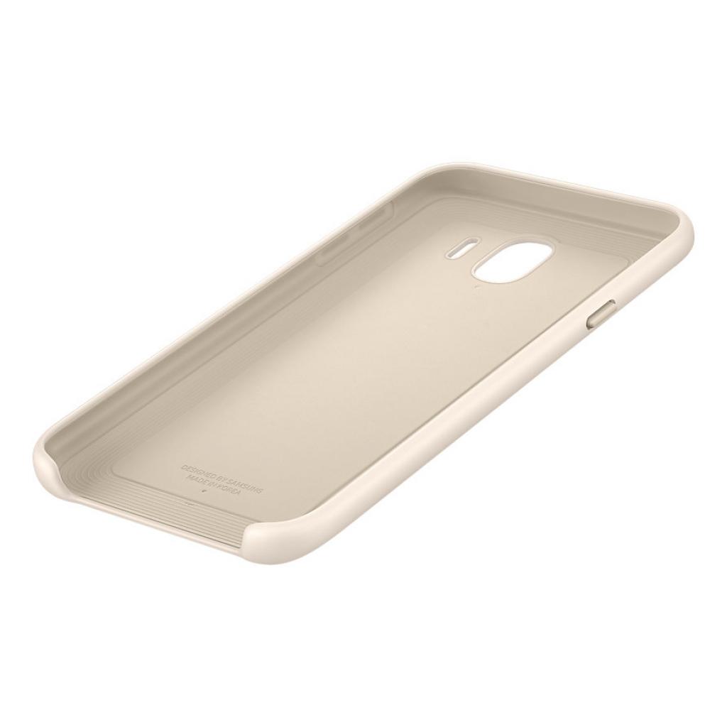 Чохол до мобільного телефона Samsung Galaxy J4 (J400) Dual Layer Cover Gold (EF-PJ400CFEGRU) - зображення 6