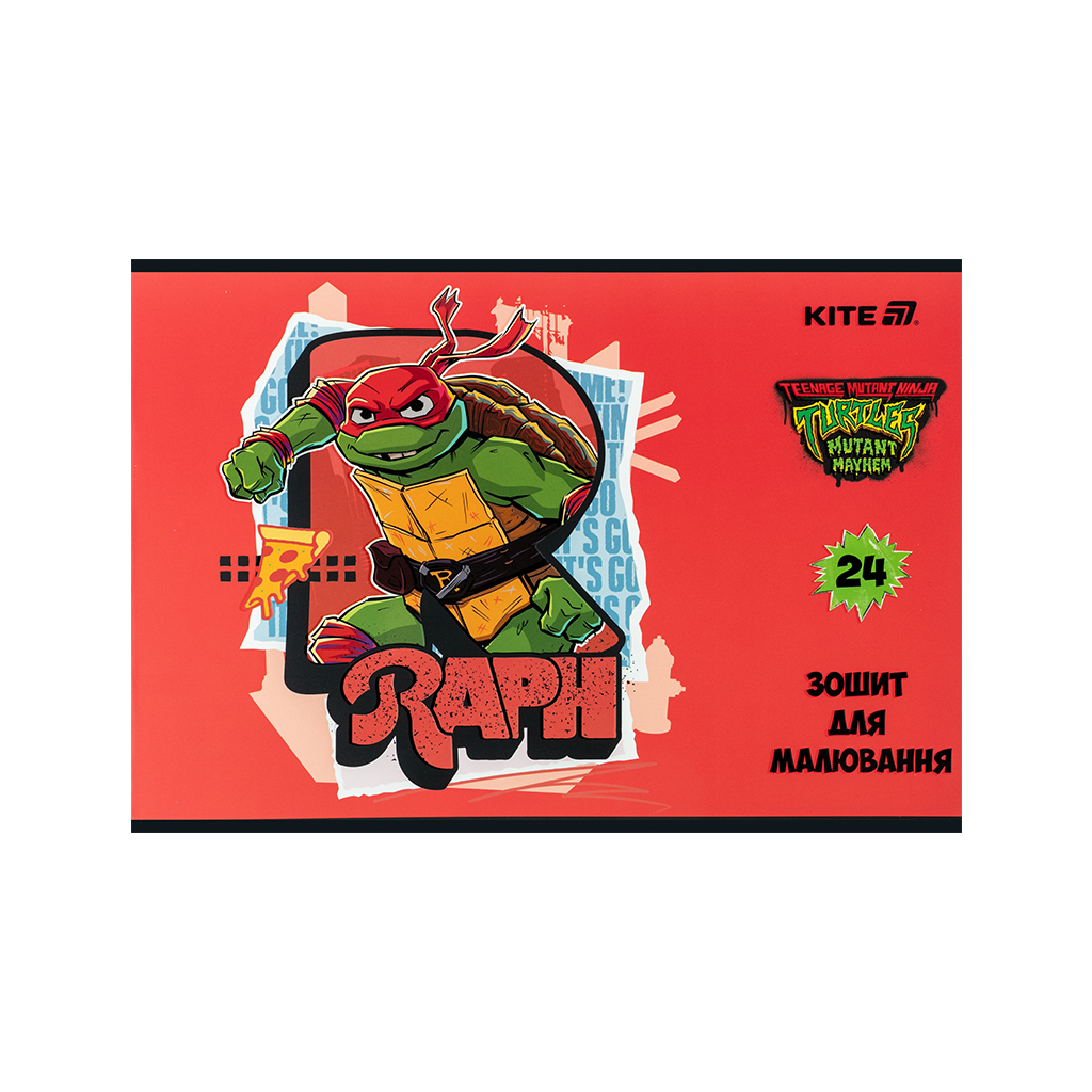 Альбом для малювання Kite Ninja Turtles, 24 аркуша (NT25-242) - изображение 5