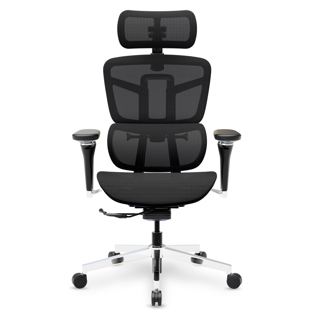 Офісне крісло Mealux S4 Air Black (HF-S4 M/B) - зображення 7