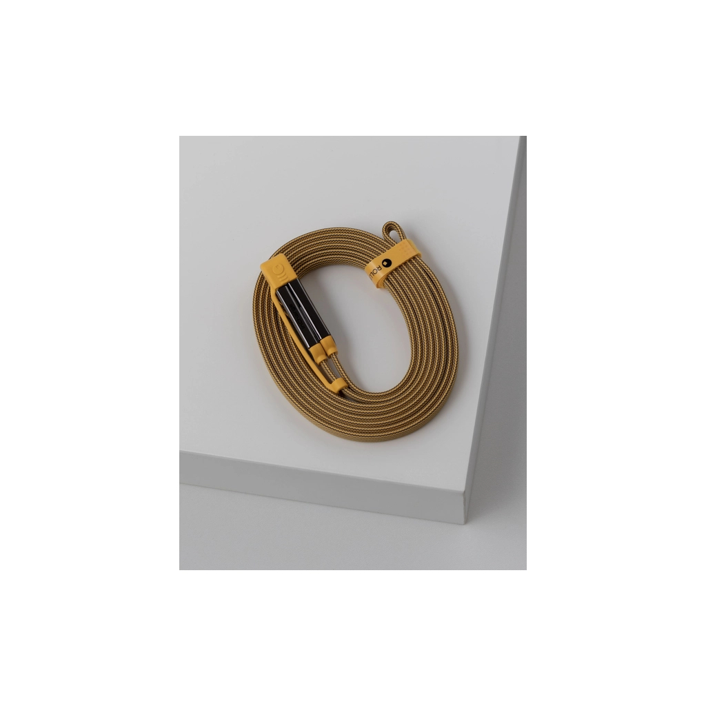 Дата кабель 6in1 inCharge XL 2.0m yellow Rolling Square (XLM03R) - зображення 10