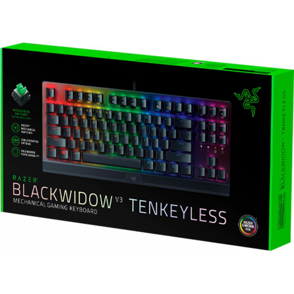 Клавіатура Razer BlackWidow V3 TKL Razer Green RU (RZ03-03490700-R3R1) - зображення 2