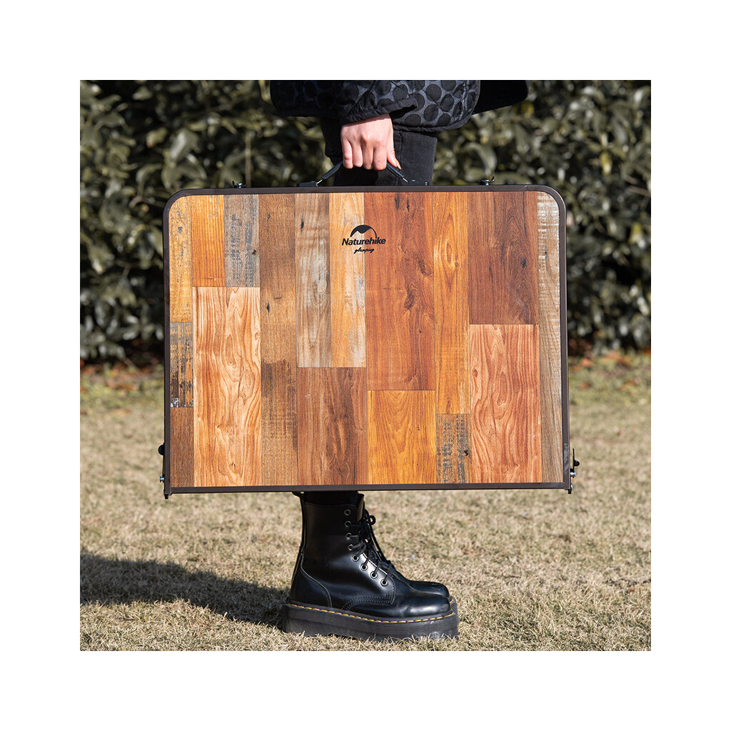 Туристичний стіл Naturehike L MDF Outdoor Folding Light Wood (6927595771419) - зображення 5