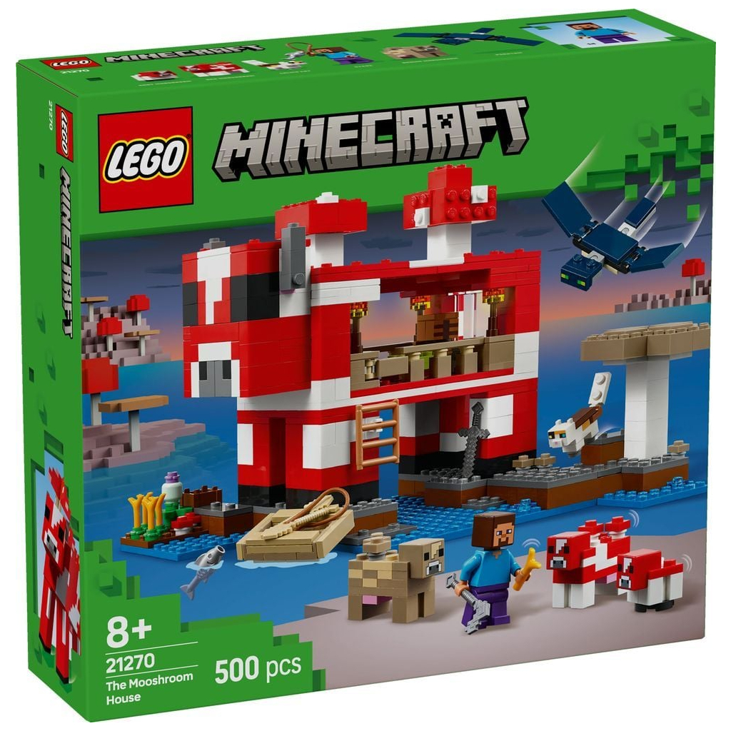 Конструктор LEGO Minecraft Грибний будинок (21270) - зображення 1