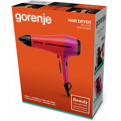 Фен Gorenje HD 215 PR (HD215PR) - зображення 4