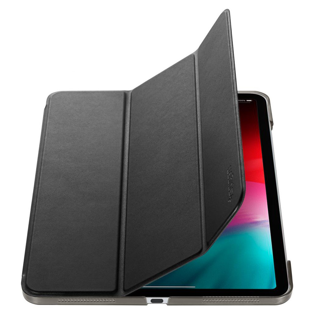 Чохол до планшета Spigen iPad Pro 12.9" (2018) Smart Fold Black(Ver.2) (068CS25712) - зображення 6