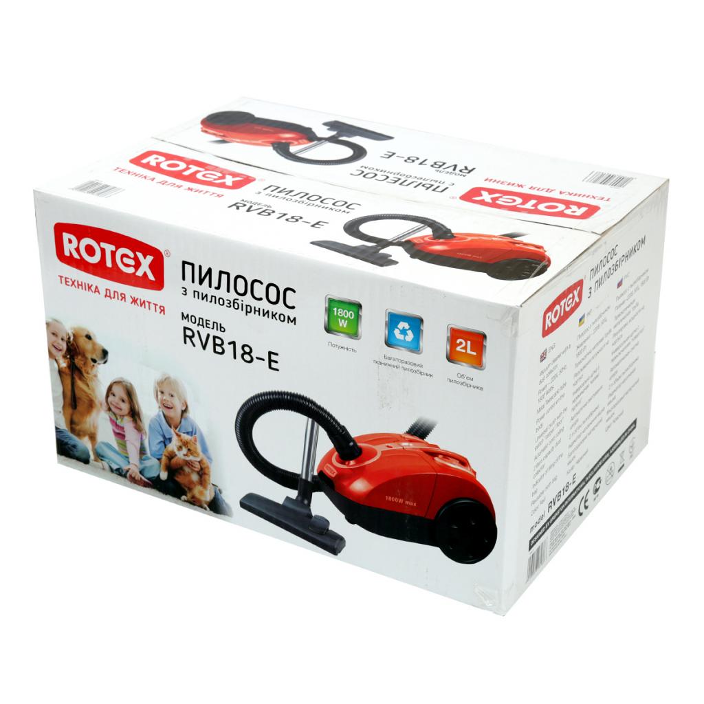 Пилосос Rotex RVB18-E Red - зображення 5