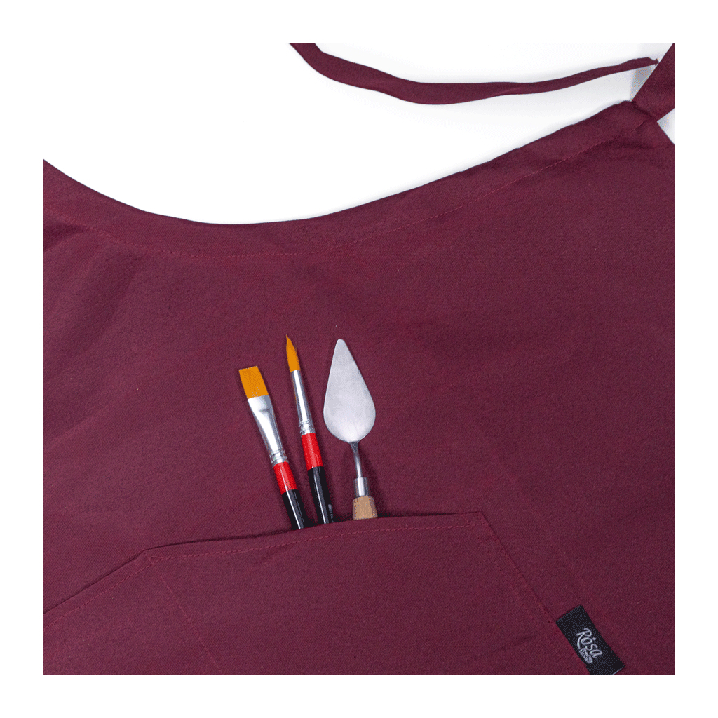 Фартух для творчості Rosa 96*90см, бордо, грета (4823098541707) - изображение 3