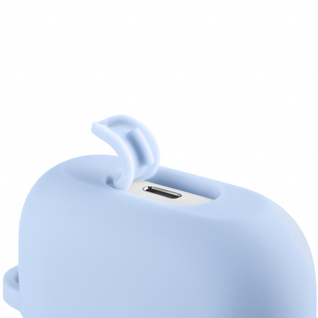 Чохол для навушників 2E для Apple AirPods Pro Pure Color Silicone 2.5 мм Sky blue (2E-PODSPR-IBPCS-2.5-SKB) - зображення 3