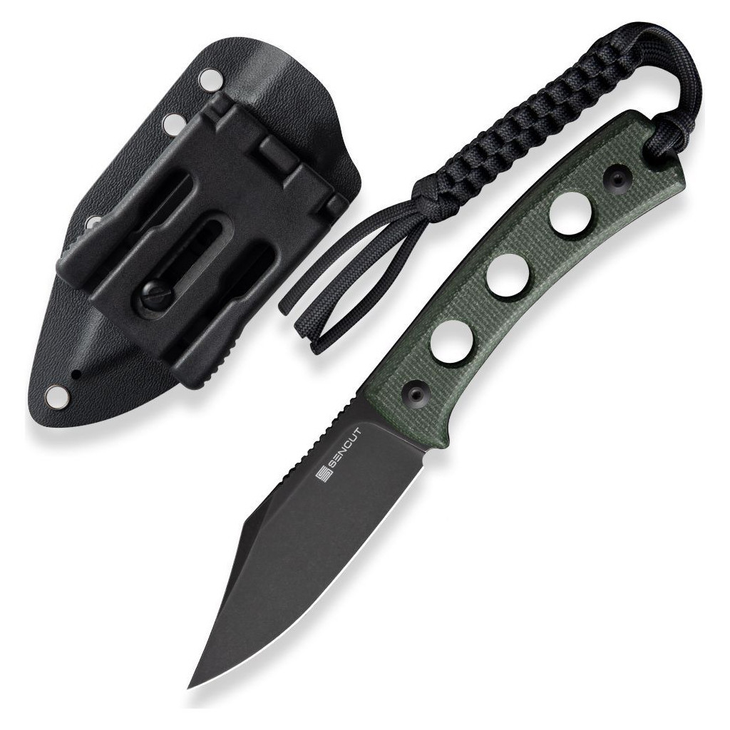 Ніж Sencut Waxahachie Dark Micarta Black Blade (SA11C) - зображення 5
