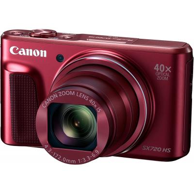 Цифровий фотоапарат Canon PowerShot SX720 HS Red (1071C015AA) - зображення 1