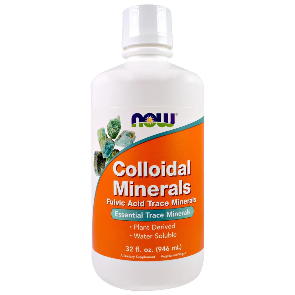 Мінерали Now Foods Колоїдні Мінерали, Colloidal Minerals, 946 мл (NOW-01405) - зображення 1