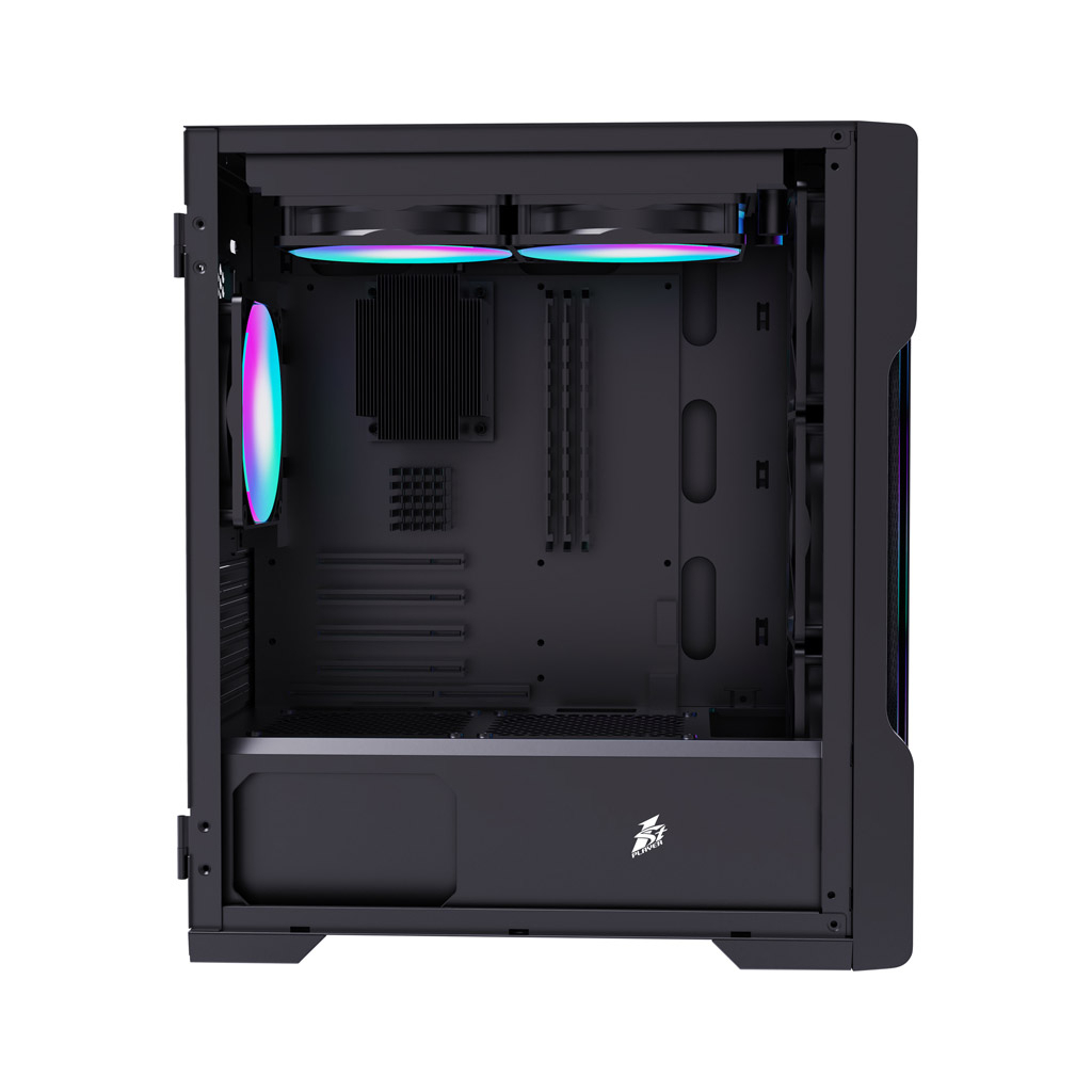 Корпус 1stPlayer T3-G-4F1-BK - зображення 2