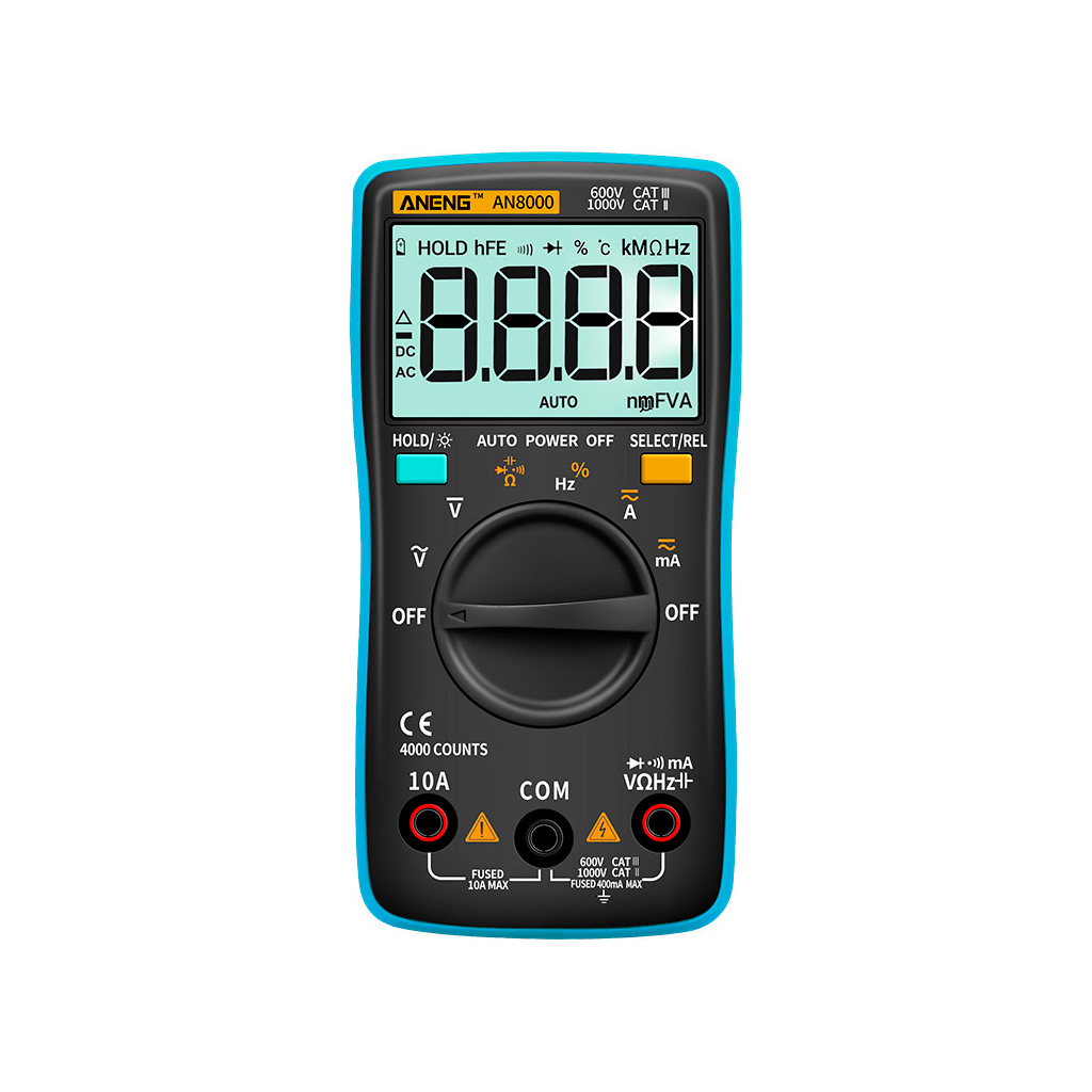 Цифровий мультиметр ANENG AN8000, V, A, R (AN8000) - зображення 1