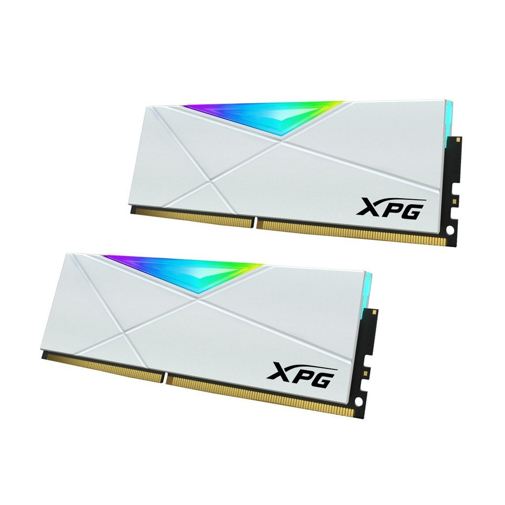 Модуль пам'яті для комп'ютера DDR4 32GB (4x8GB) 3600 MHz XPG Spectrix D50 RGB White ADATA (AX4U36008G18I-QCWH50) - зображення 2
