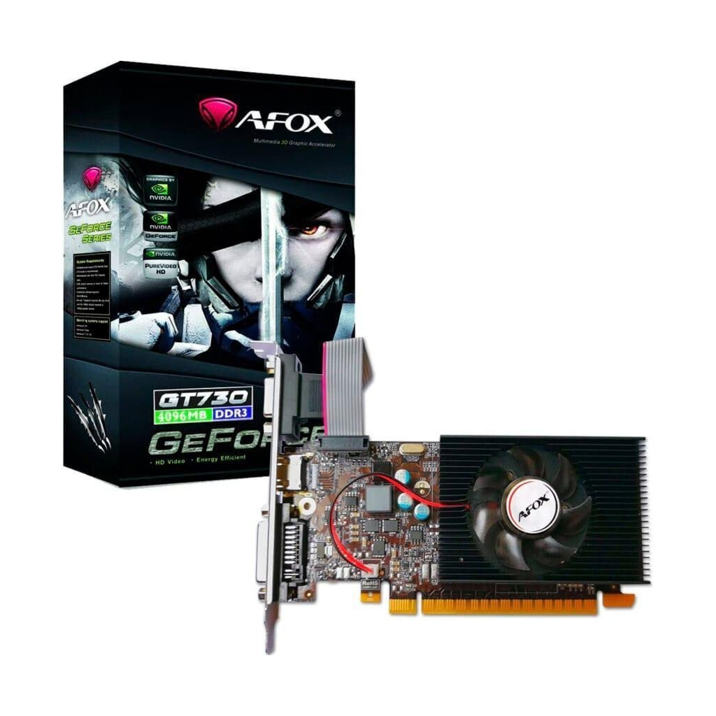 Відеокарта GeForce GT730 4Gb Afox (AF730-4096D3L6) - зображення 2