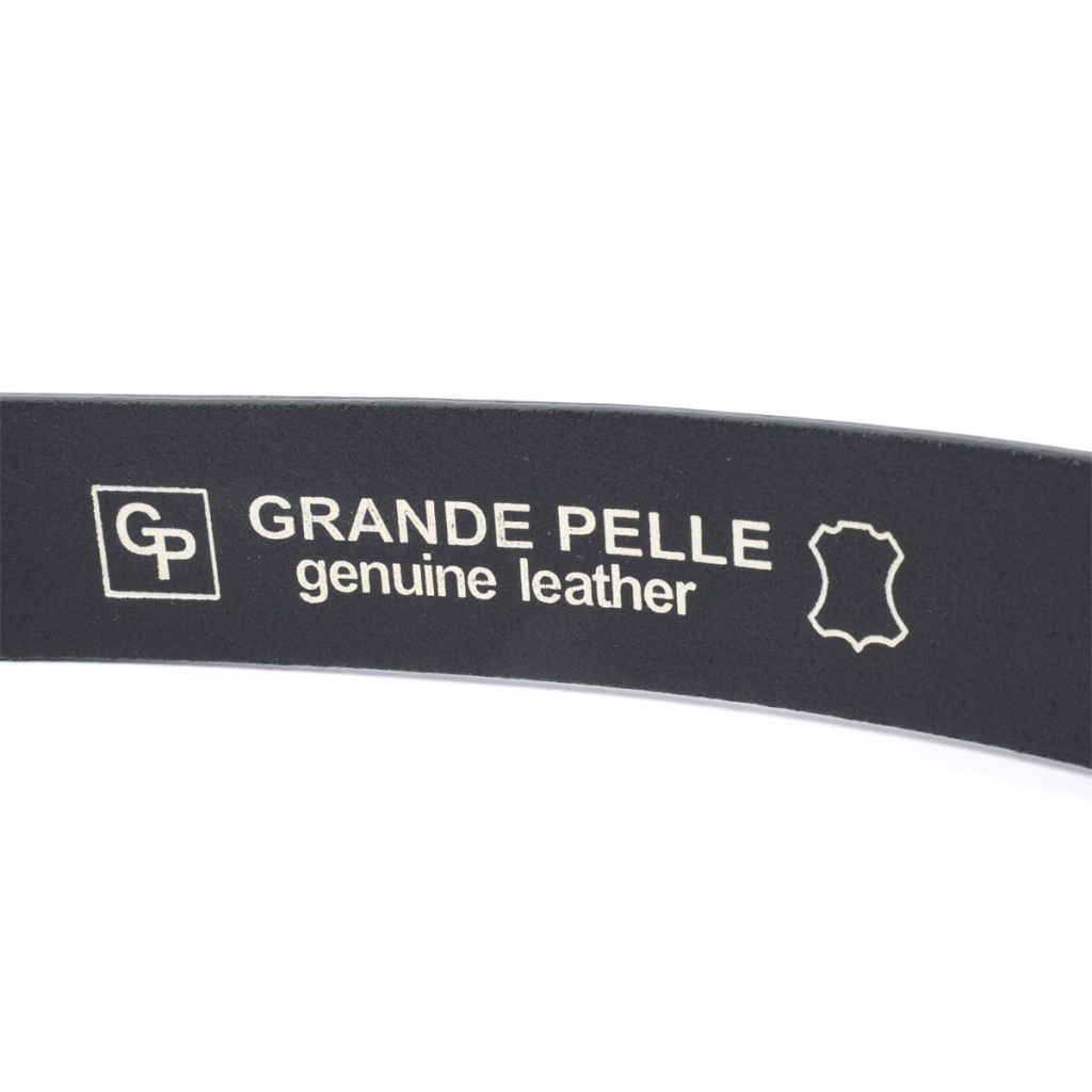 Ремінь Grande Pelle Брючний з натуральної шкіри Чорний (11681) - зображення 6