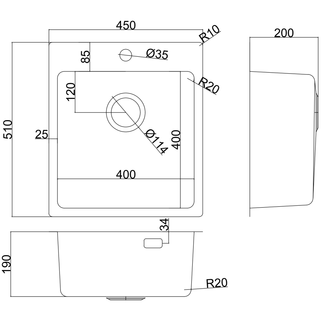 Мийка кухонна Interline ELEGANT Slim Sateen PR - зображення 4