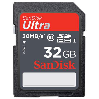 Карта пам'яті SanDisk 32Gb SDHC Ultra UHS-I Class 10 (SDSDU-032G-U46) - зображення 1