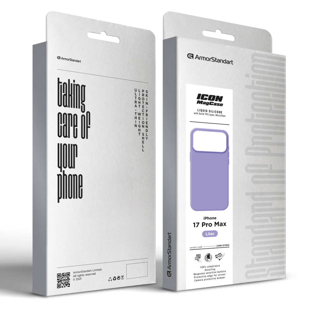 Чохол до мобільного телефона Armorstandart ICON2 MagCase Apple iPhone 17 Pro Max Lilac (ARM87085) - зображення 2