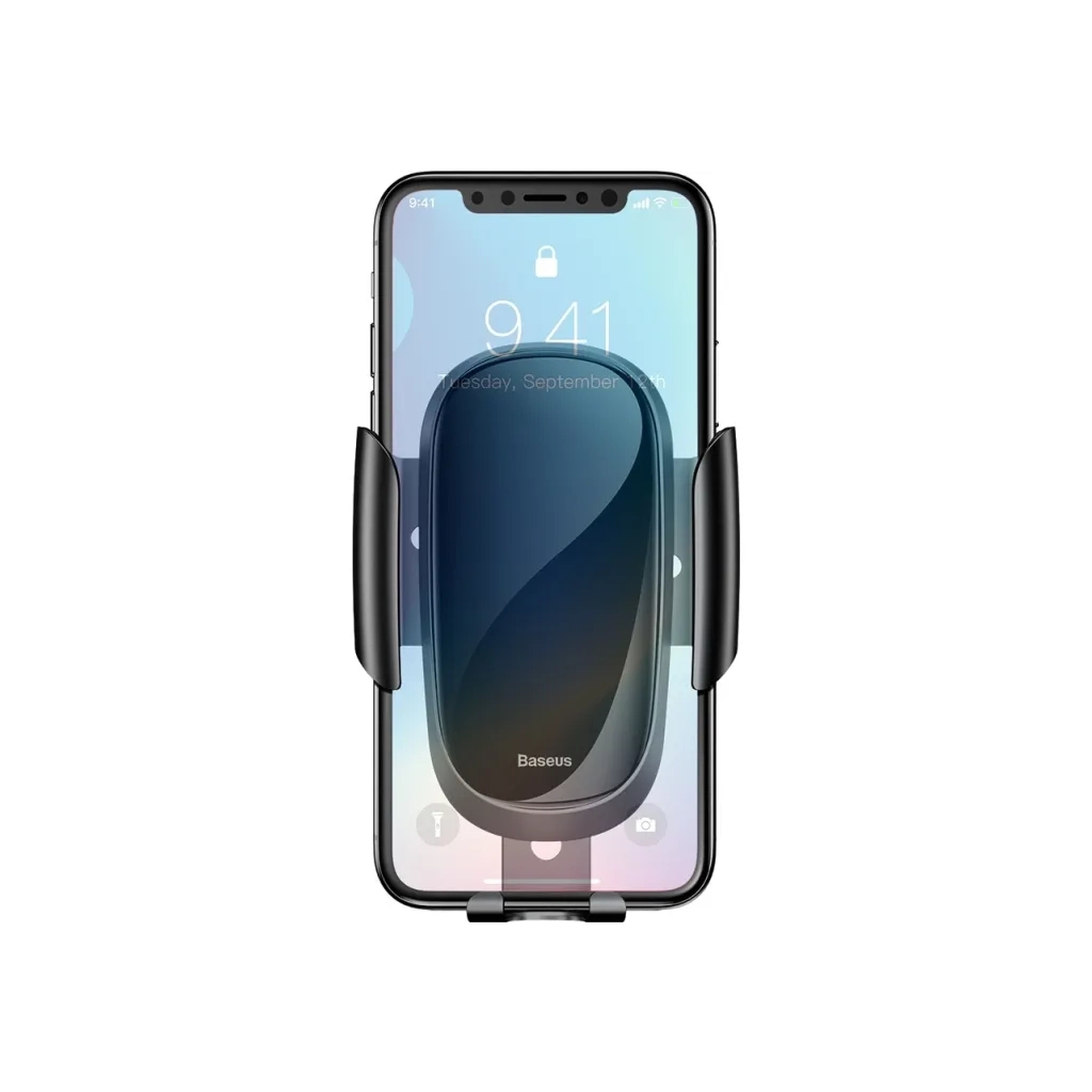 Універсальний автотримач Baseus Future Gravity Car Mount Black (SUYL-WL01) - зображення 5