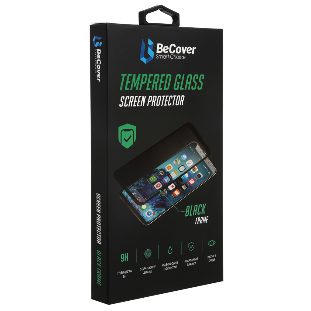 Скло захисне BeCover Apple iPhone 13 Pro Max Black (706664) - зображення 1
