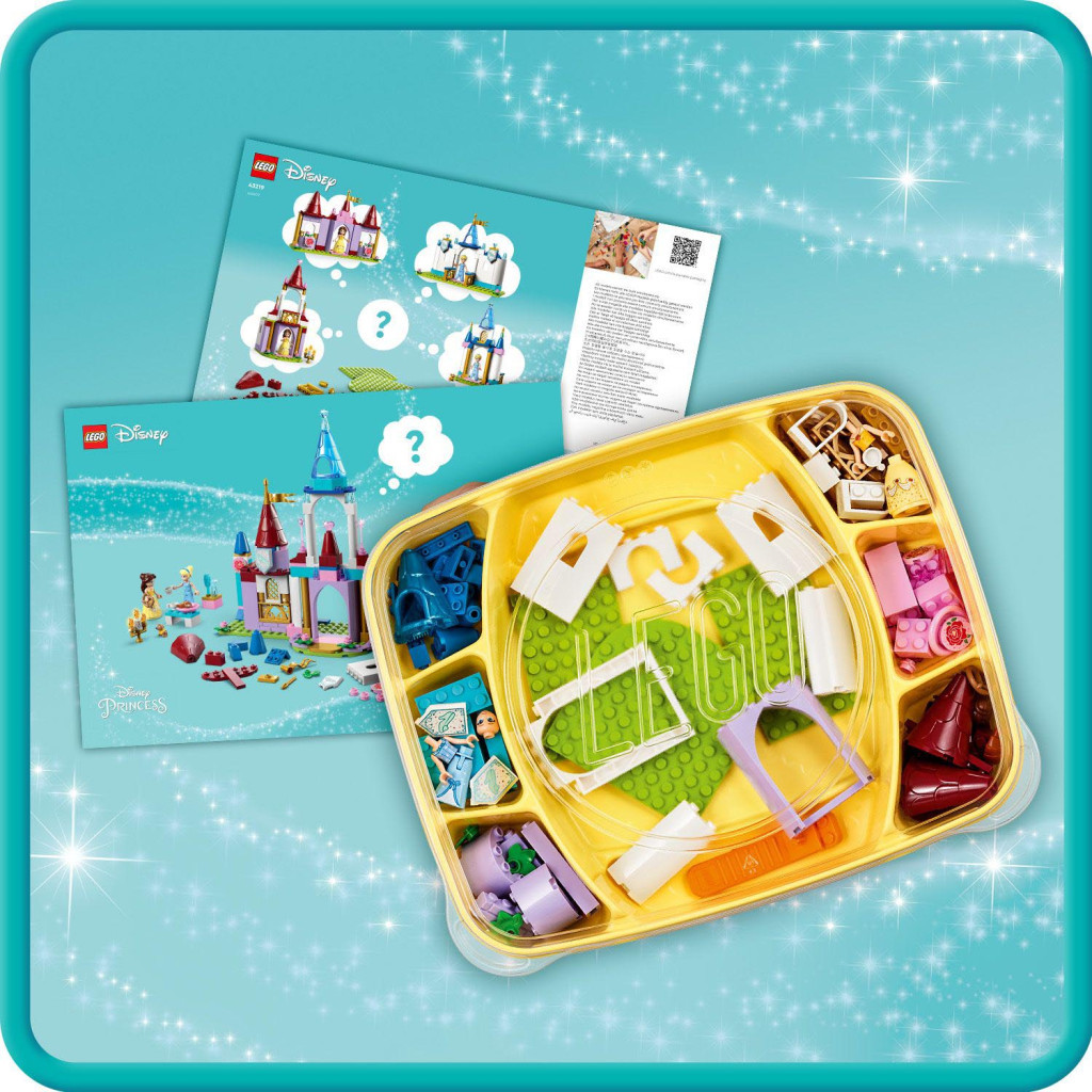 Конструктор LEGO Disney Princess Творчі замки діснеївських принцес 140 деталей (43219) - зображення 5