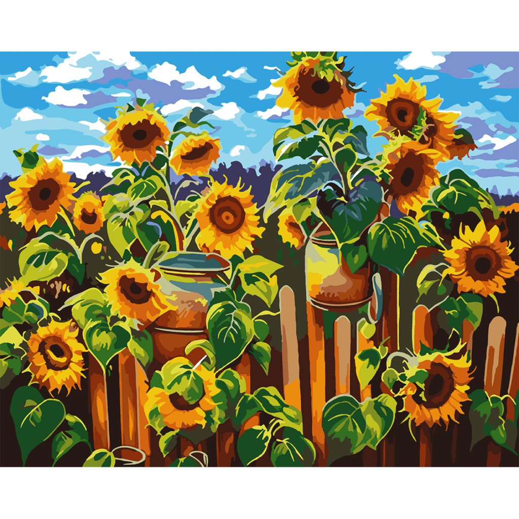 Картина по номерам Santi Соняшники 40*50 см (954683) - зображення 1