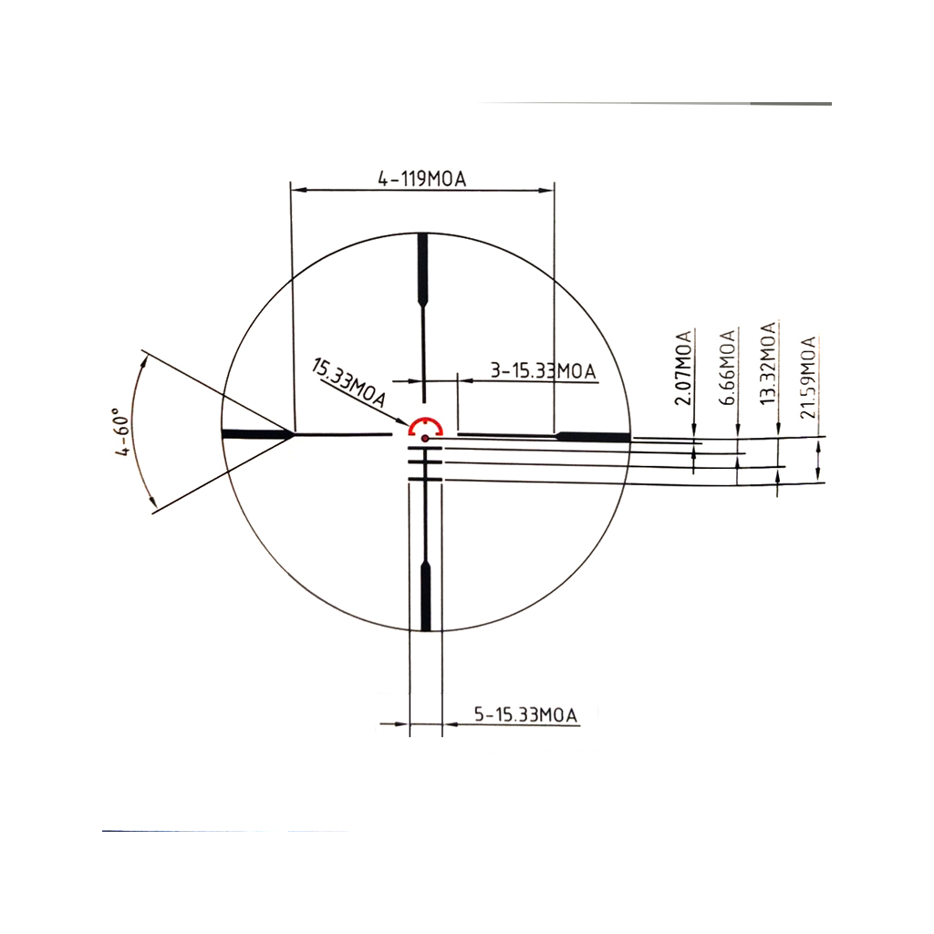 Оптичний приціл Konus SIGHT-PRO PTS2 3x30 (призматичний) (7203) - зображення 4