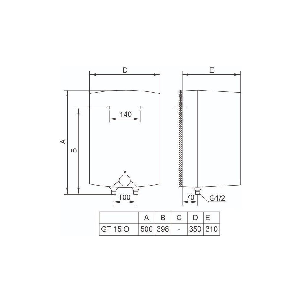 Бойлер TIKI Mini P 15V9 (GT15OMINI_TIKI) (700188) - зображення 4