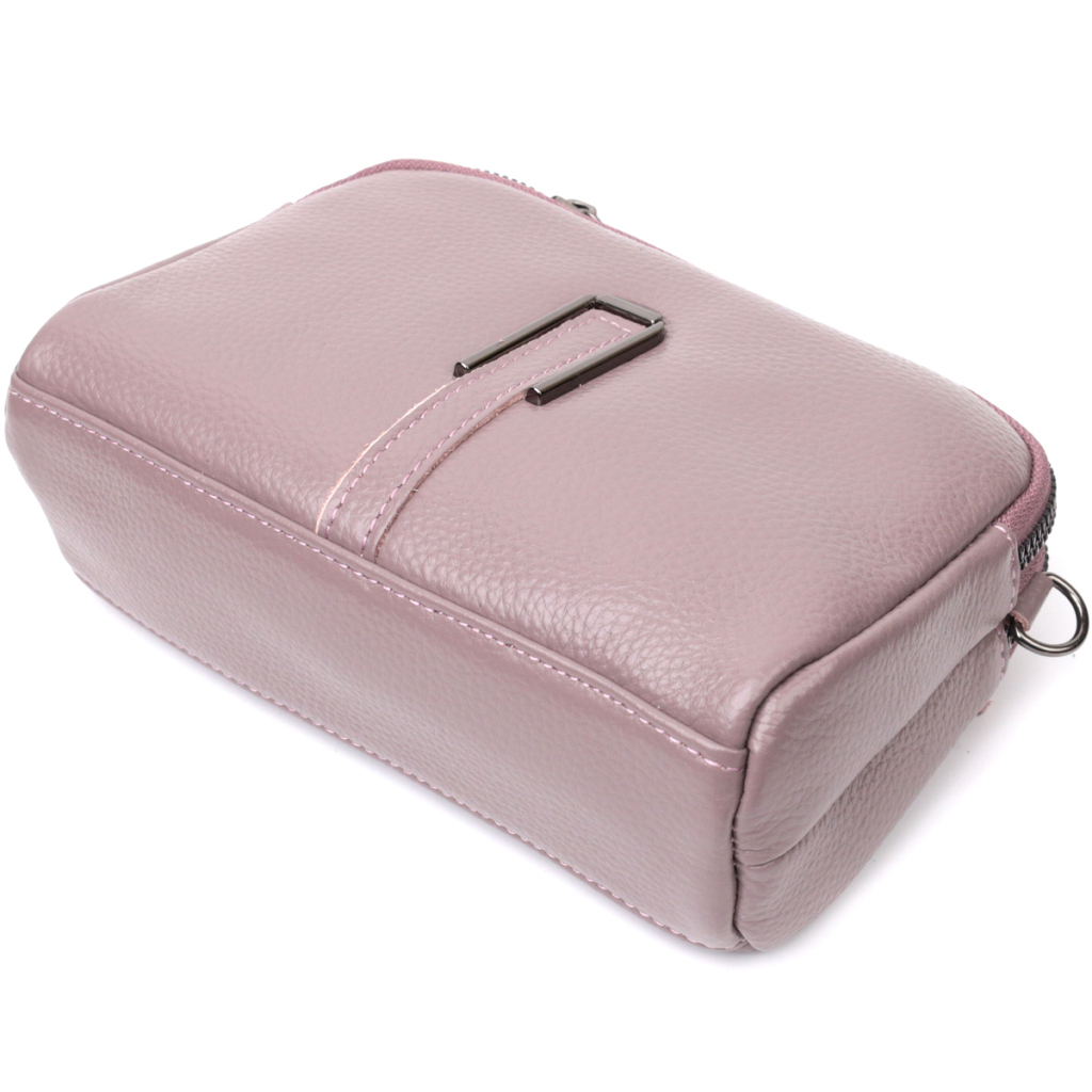 Сумка Vintage З натуральної шкіри Фіолетова (22279) - зображення 5