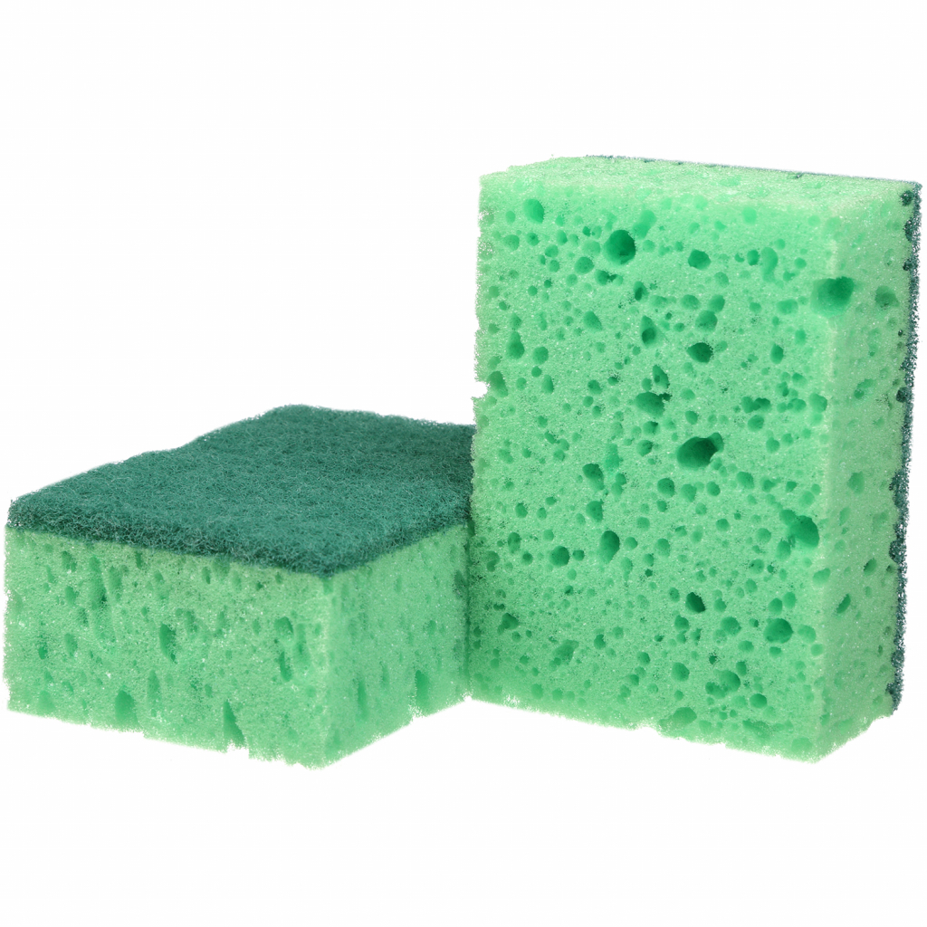 Губки кухонні Buroclean EuroStandart крупнопористі 5 шт. (4823078910691) - зображення 2