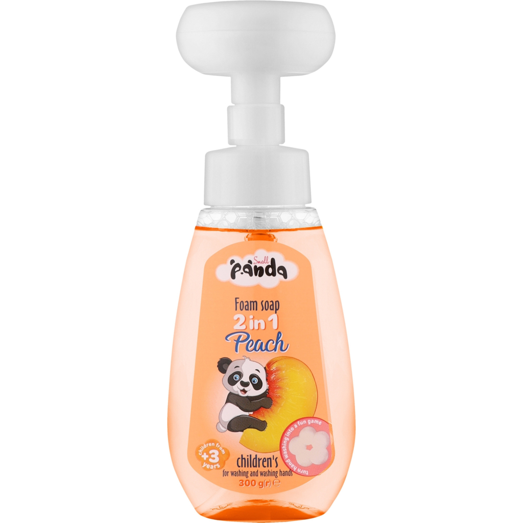 Дитяче мило Small Panda Peach пінка 300 мл (4820217132860) - зображення 1