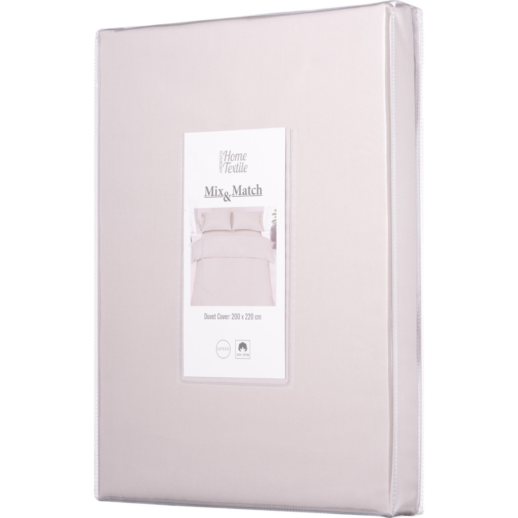 Підковдра Ardesto Mix&Match сатин 160х220 см айворі (ART1622DVC) - изображение 6