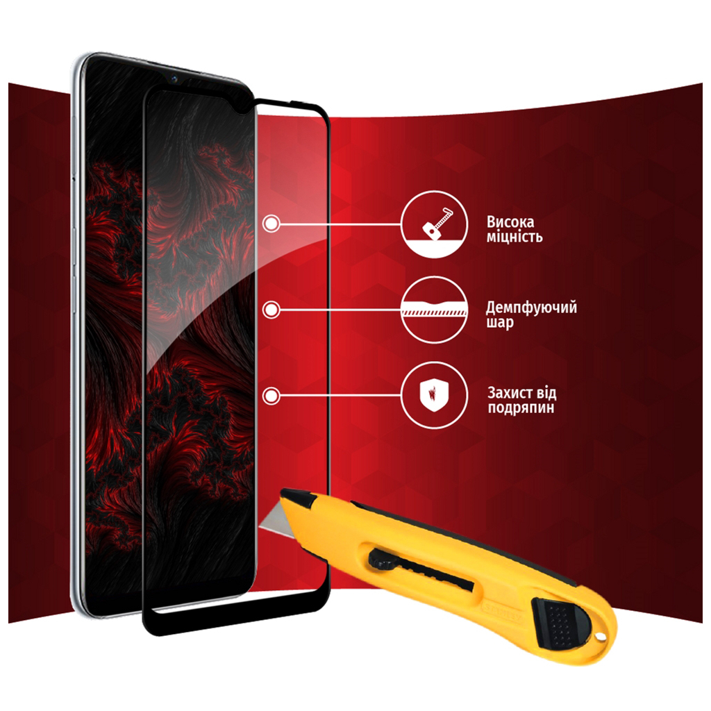 Скло захисне Intaleo Full Glue Oppo A16 (1283126522055) - изображение 5