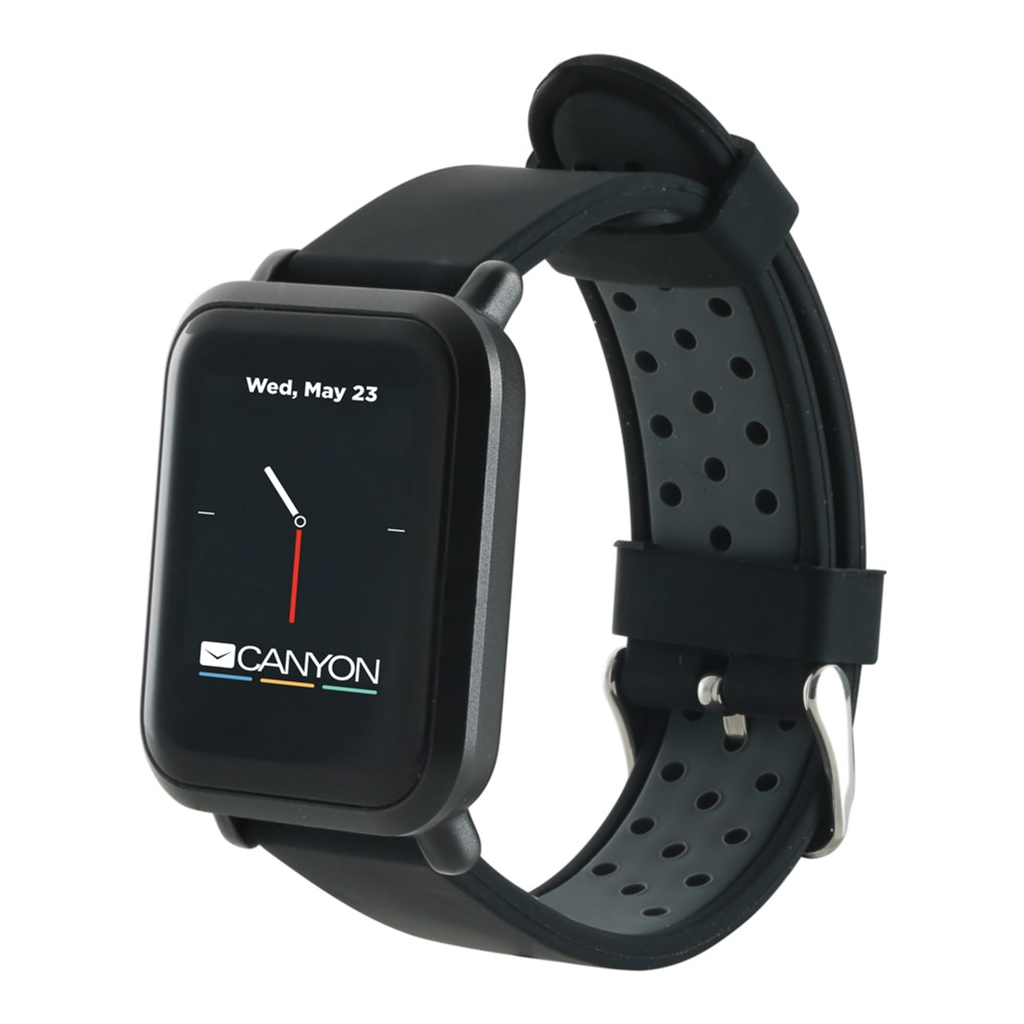 Смарт-годинник Canyon CNS-SW73BB Black - зображення 1