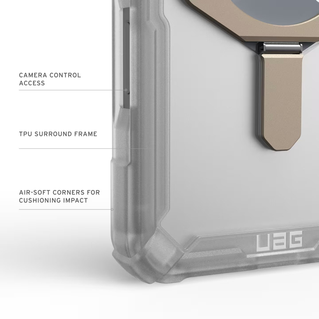 Чохол до мобільного телефона UAG Plasma XTE MagSafe iPhone 17 Pro Max Clear/Titanium (114528114G36) - изображение 6