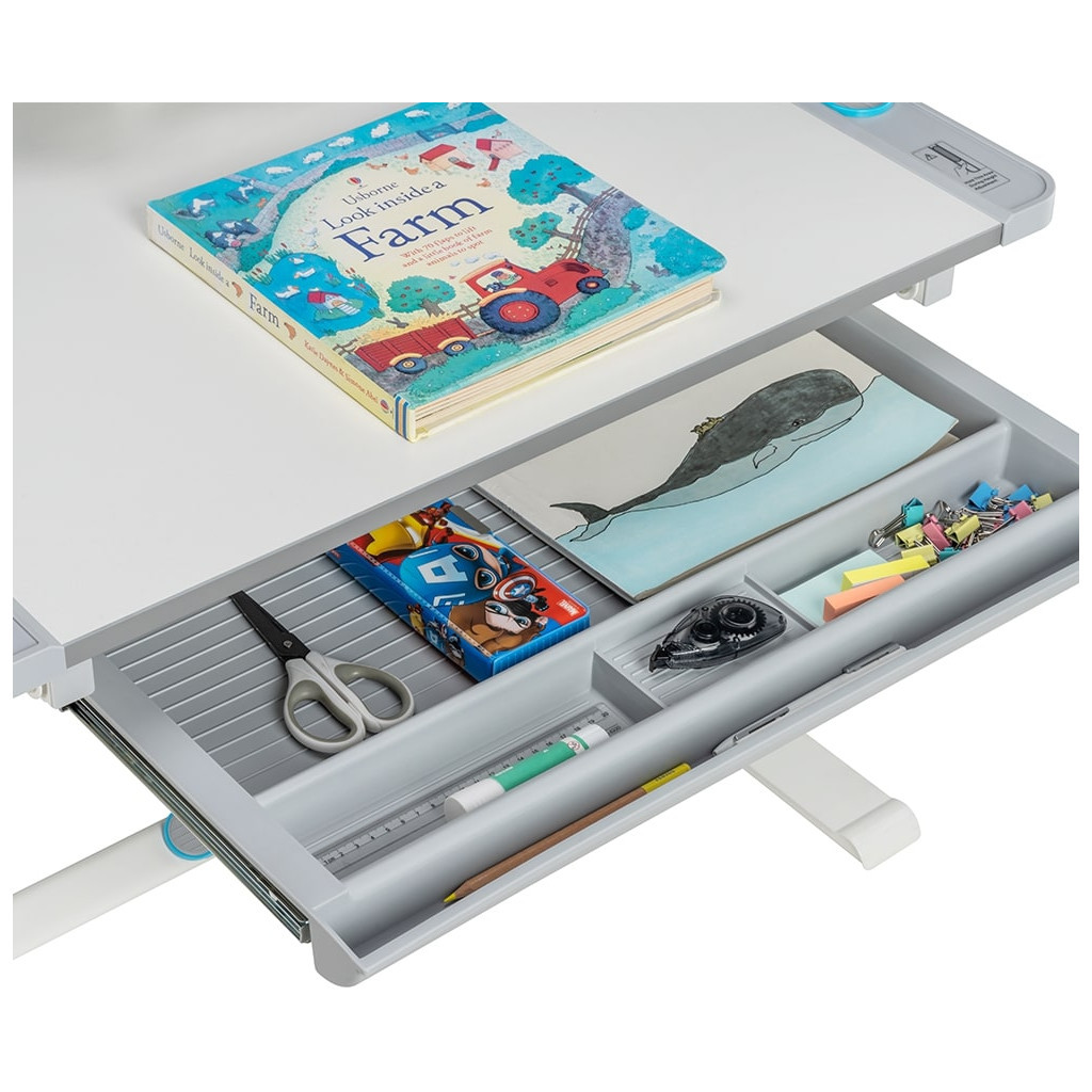 Парта зі стільцем Cubby Lupin Blue - зображення 7