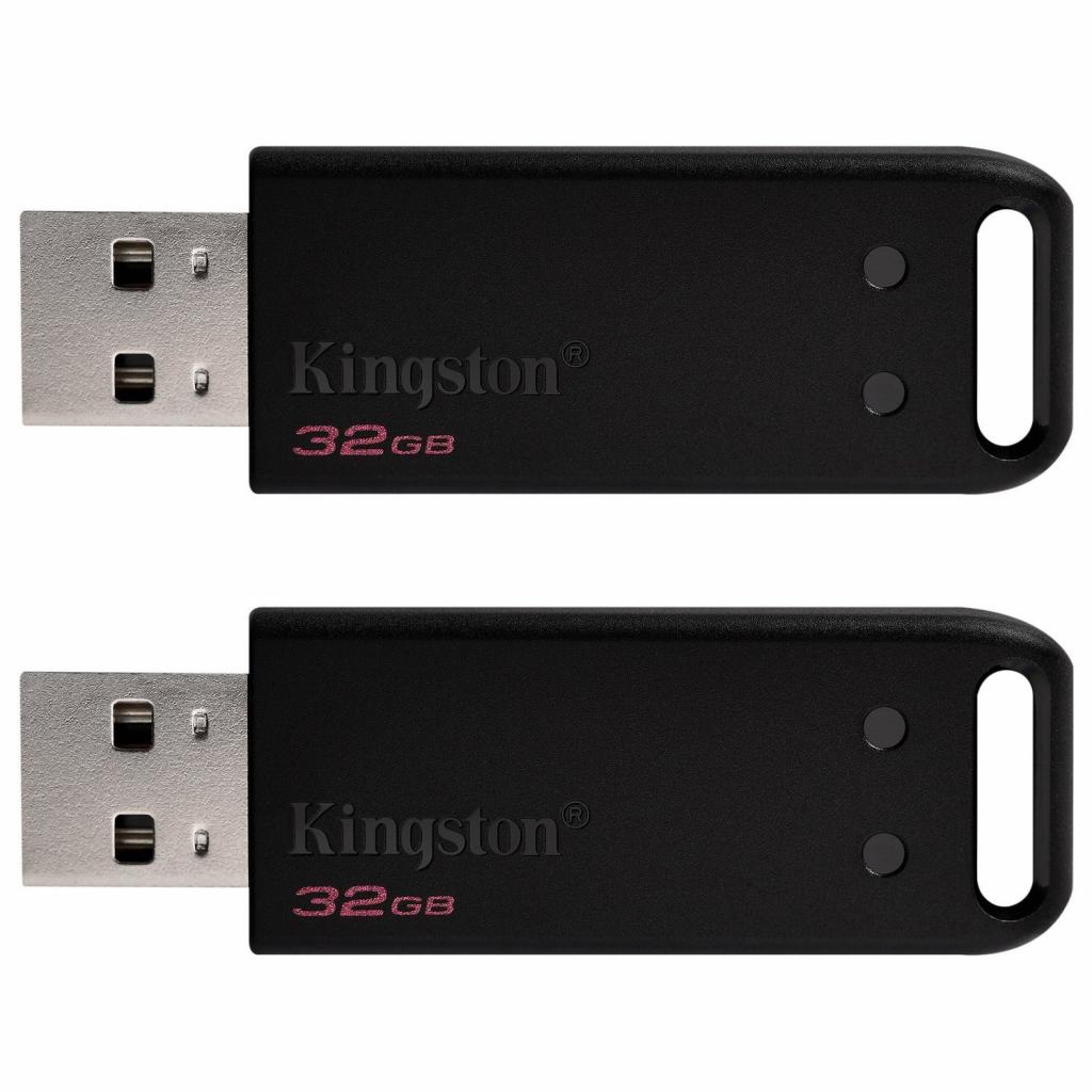 USB флеш накопичувач Kingston 2x32GB DataTraveler 20 USB 2.0 (DT20/32GB-2P) - зображення 1