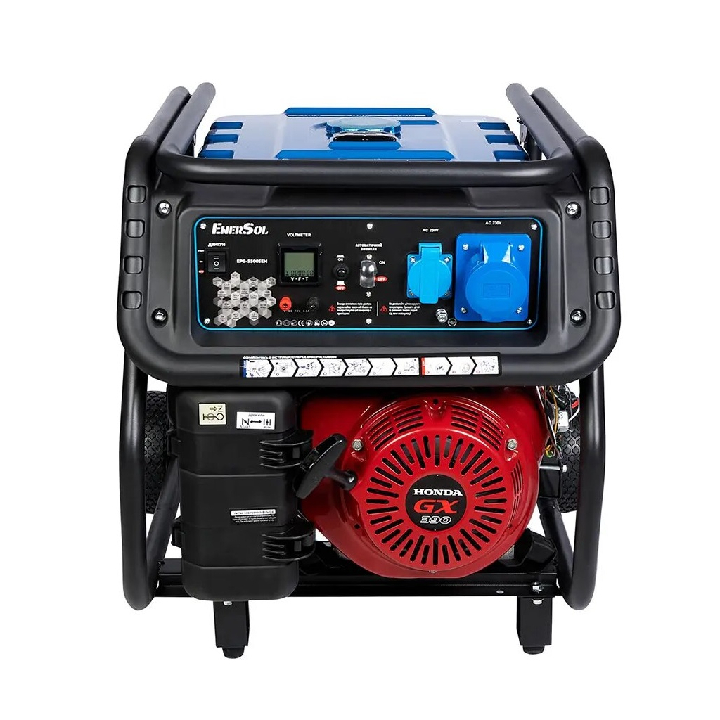 Генератор Enersol 5.5kW, двиг. Honda GX-390 (EPG-5500SEH) - зображення 1