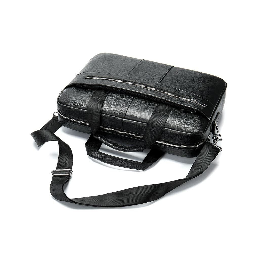 Сумка Vintage Шкіряна Чорна (14794) - зображення 11